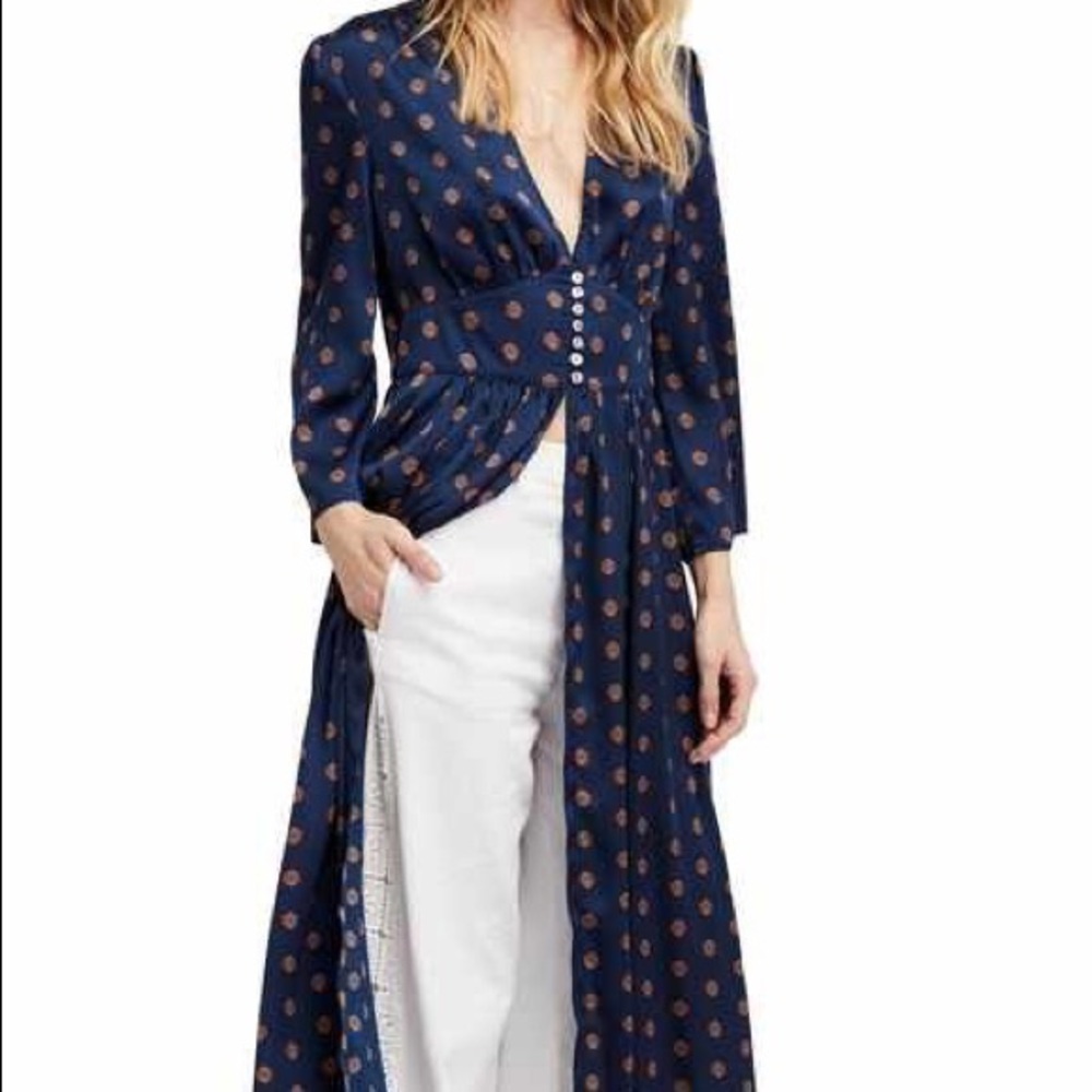 Free People Alexa Duster NWT L